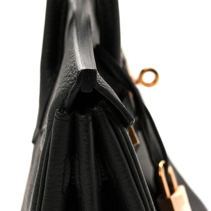 Hermes Togo Birkin 25 Black 12 of 12