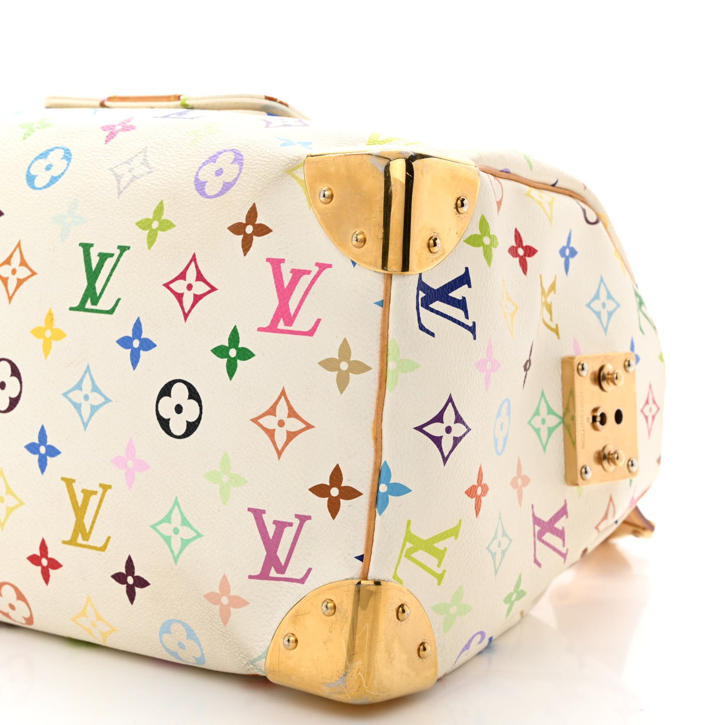 Monogram Multicolor Speedy 30 White