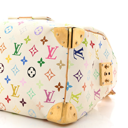 Louis Vuitton Monogram Multicolor Speedy 30 White 10 of 21