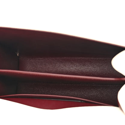 Saint Laurent Grain de Poudre Medium Classic Monogram Cassandra Top Handle Crema Soft Rouge Legion 5 of 10