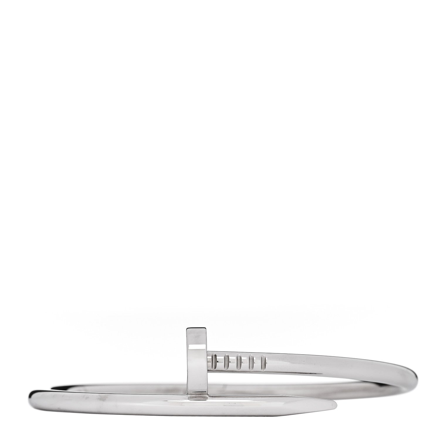 Cartier 18K White Gold Juste Un Clou Bracelet 17 1 of 5