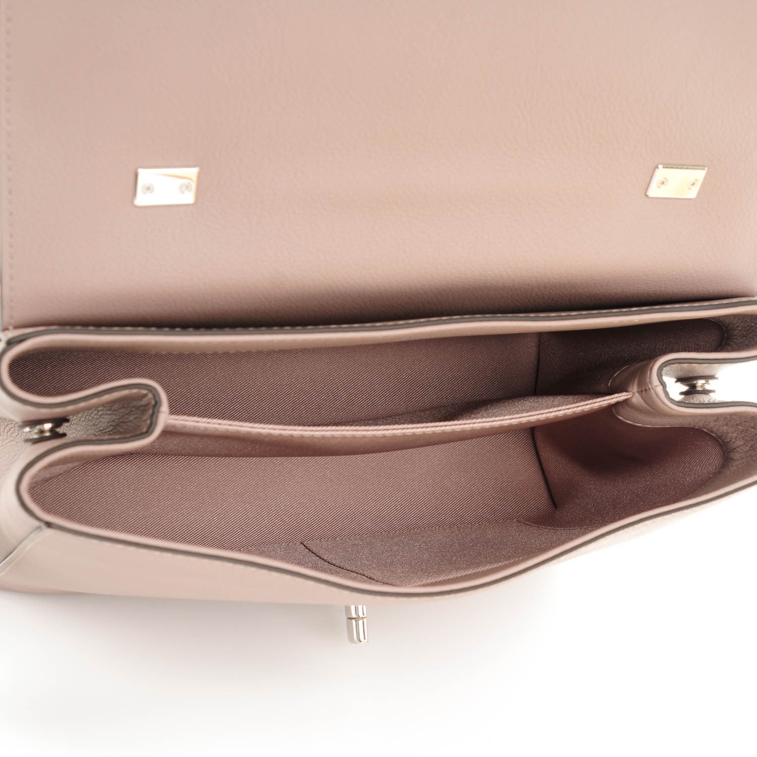 Louis Vuitton Soft Calfskin Lockme II Top Handle Mastic 5 of 7