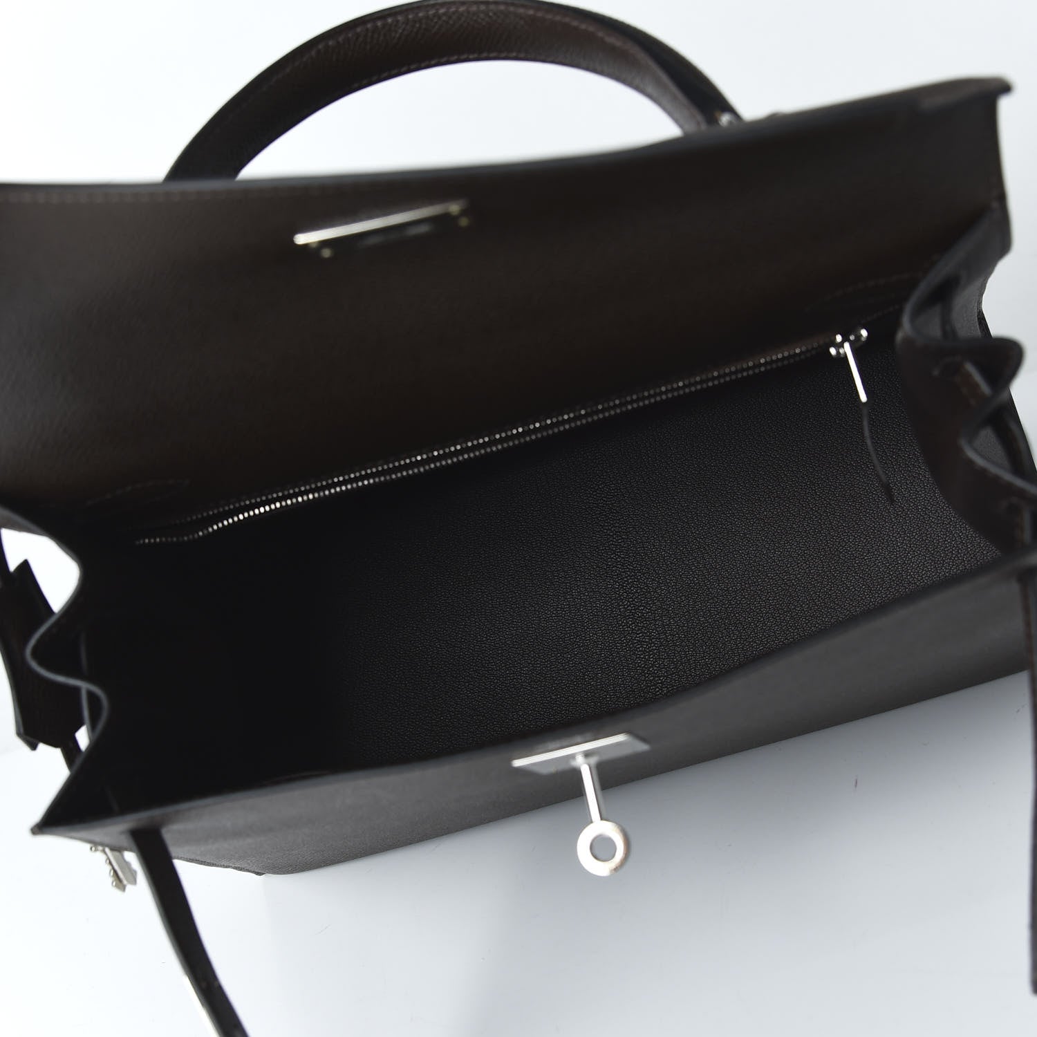 Hermes Epsom Kelly Sellier 28 Chocolate 5 of 11