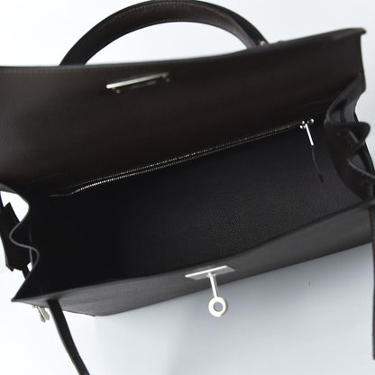 Hermes Epsom Kelly Sellier 28 Chocolate 5 of 11