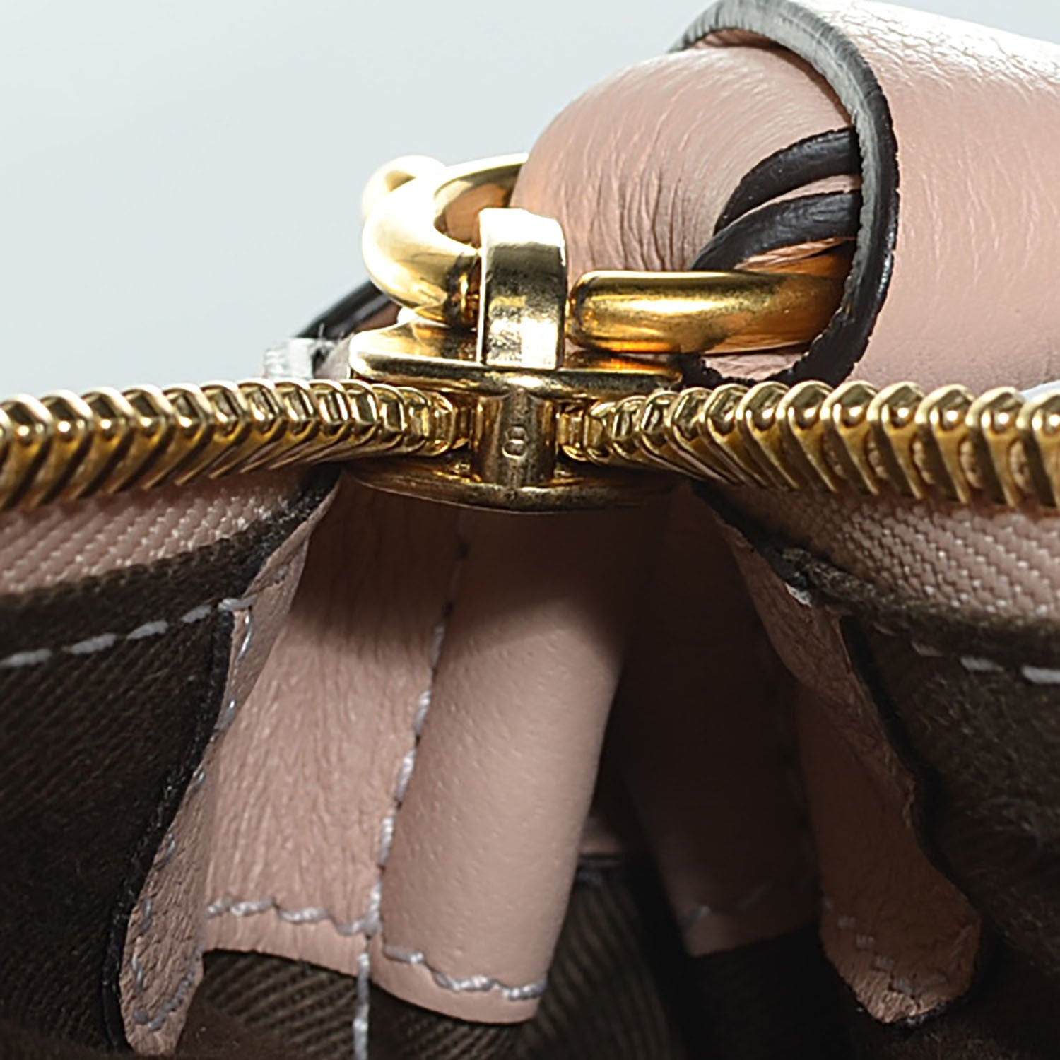 Chloe Grained Calfskin Medium Marcie Satchel Blush Nude 9 of 9