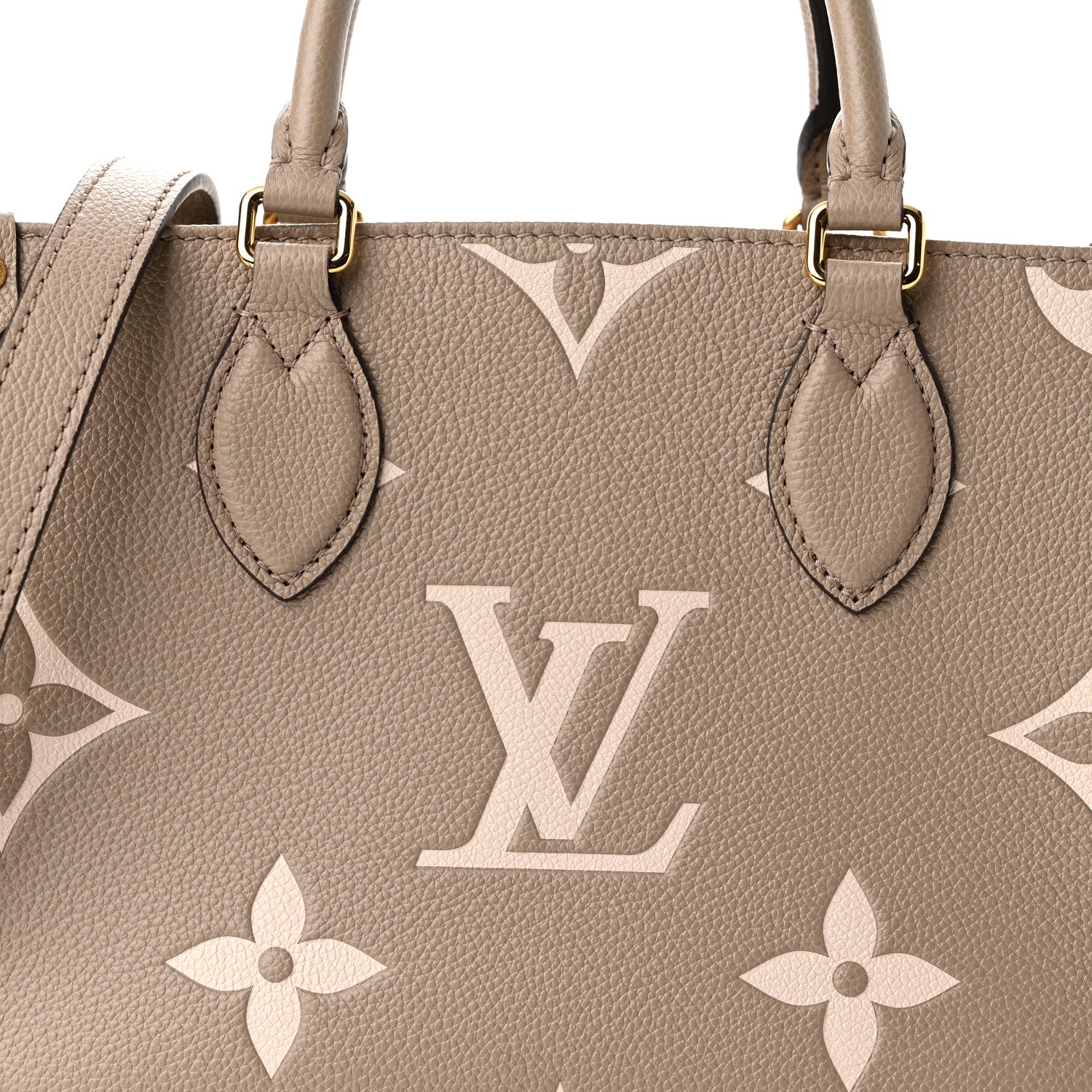 Louis Vuitton Empreinte Monogram Giant Onthego PM Tourterelle Creme 7 of 10