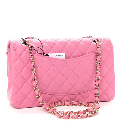 Chanel Caviar Quilted Medium Double Flap Pink 2 of 8