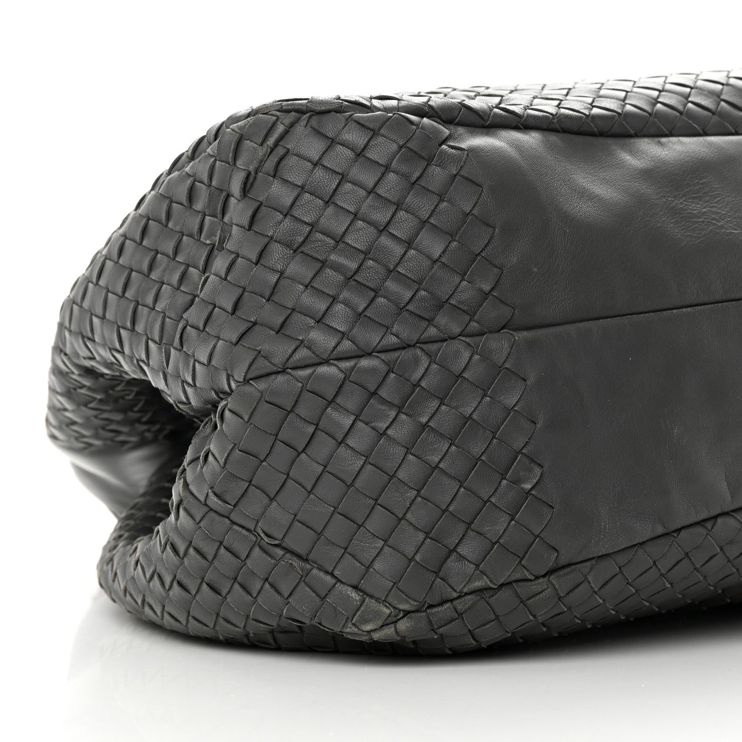 Nappa Intrecciato Large Campana Hobo Shadow