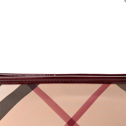 Burberry Patent Nova Check Newbury  Dark Red 7 of 9