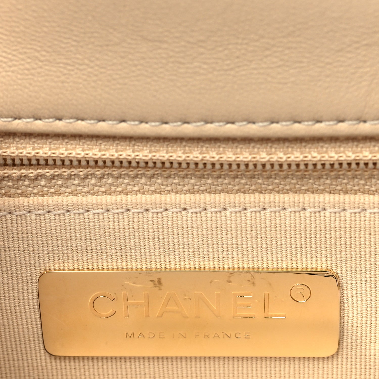 Chanel Lambskin Quilted Medium Chanel 19 Flap Light Beige 6 of 10