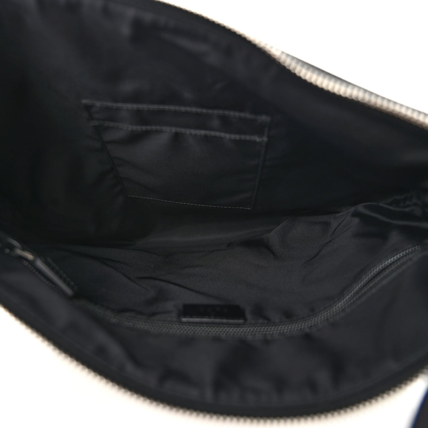 GG Supreme Monogram Web Messenger Bag Black