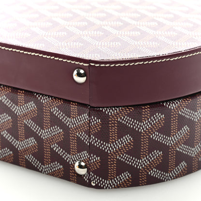 Goyard Goyardine Alto Hatbox Burgundy 8 of 8