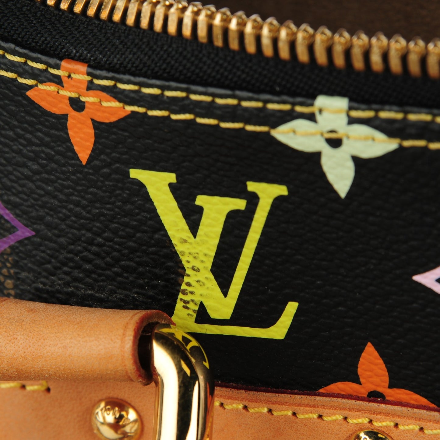 Monogram Multicolor Rita Black