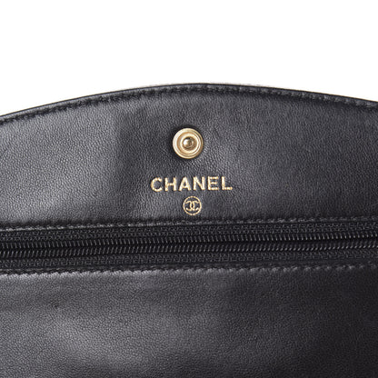 Chanel Caviar Timeless CC Wallet On Chain WOC Black 9 of 11