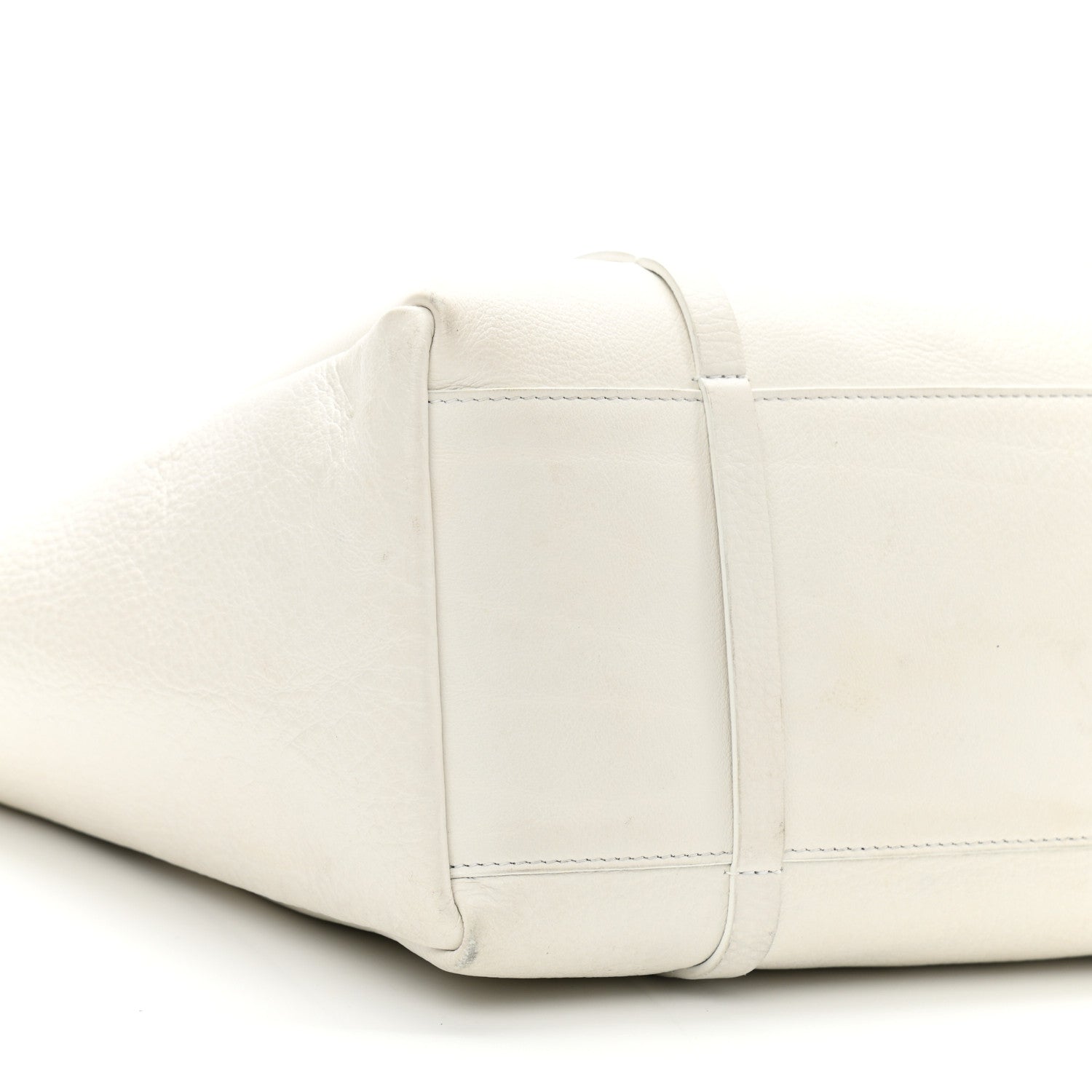 Balenciaga Smooth Calfskin Double Sided Small Everyday Tote Optic White Black 10 of 17