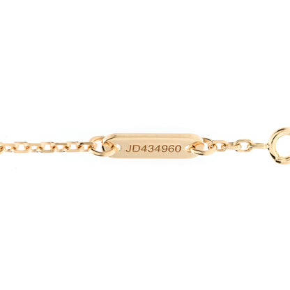 Van Cleef & Arpels 18K Yellow Gold Emerald Mini Frivole Bracelet 4 of 5