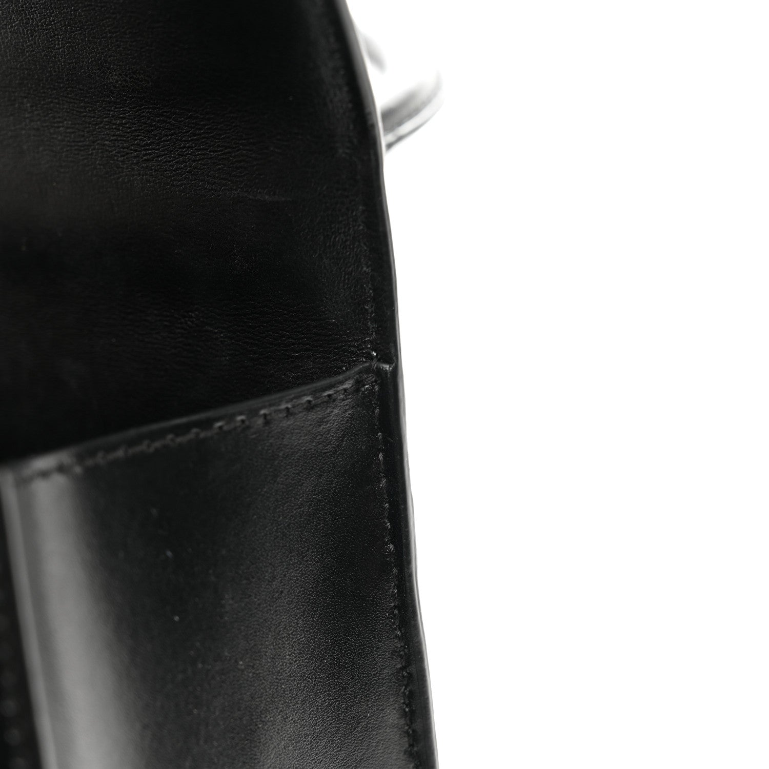 Balenciaga Shiny Box Calfskin Hourglass Top Handle Bag XS Black 10 of 11