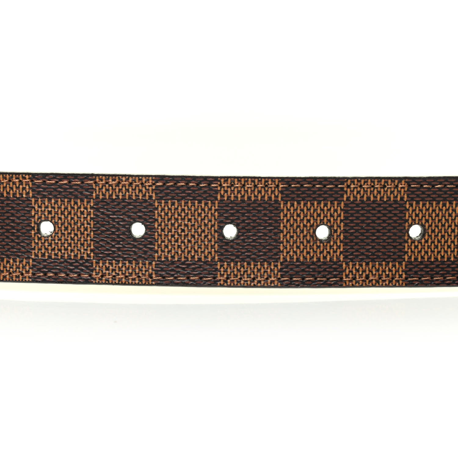 Louis Vuitton Damier Ebene Tresor Belt 80 32 4 of 4