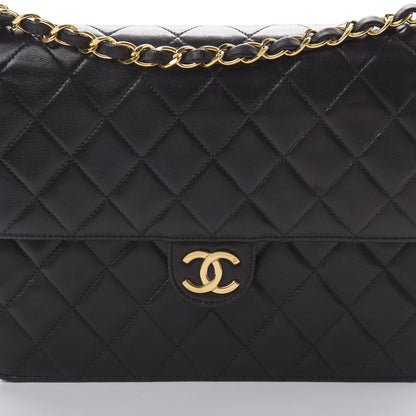 Chanel Lambskin Quilted Small Single Flap Black 9 of 12