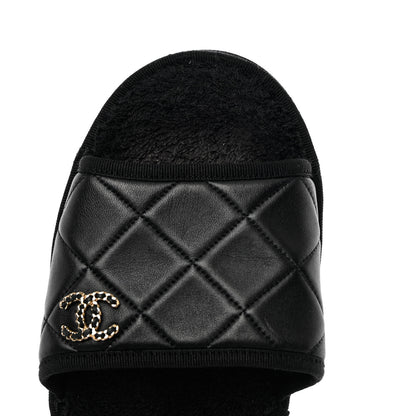 Chanel Lambskin CC Flat Mules M Black 18 of 18