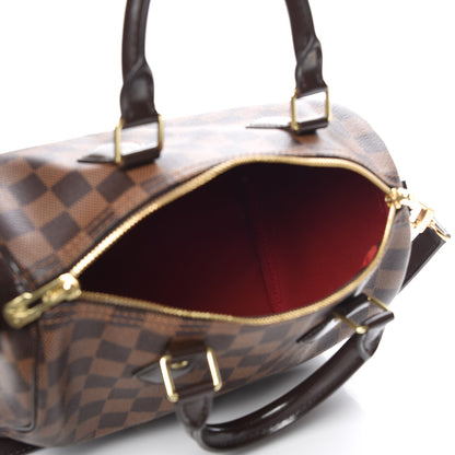 Louis Vuitton Damier Ebene Speedy Bandouliere 25 6 of 9