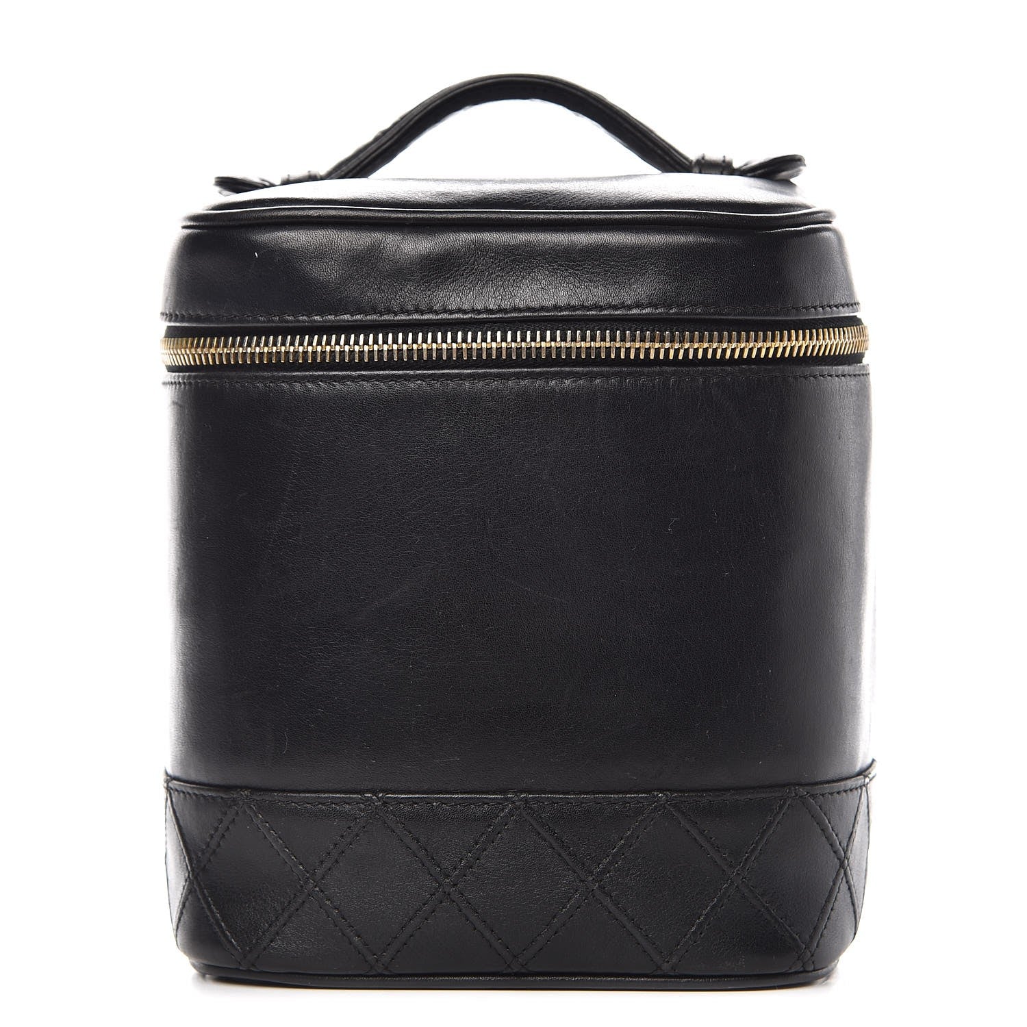 Chanel Lambskin Vanity Cosmetic Case Black 1 of 19