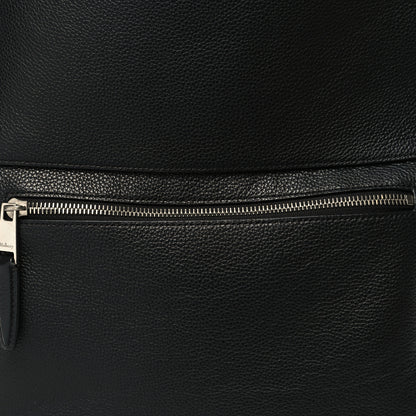 Mulberry Grain Calfskin Zipped Backpack Black 8 of 10