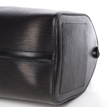 Louis Vuitton Epi Speedy 35 Black 6 of 11