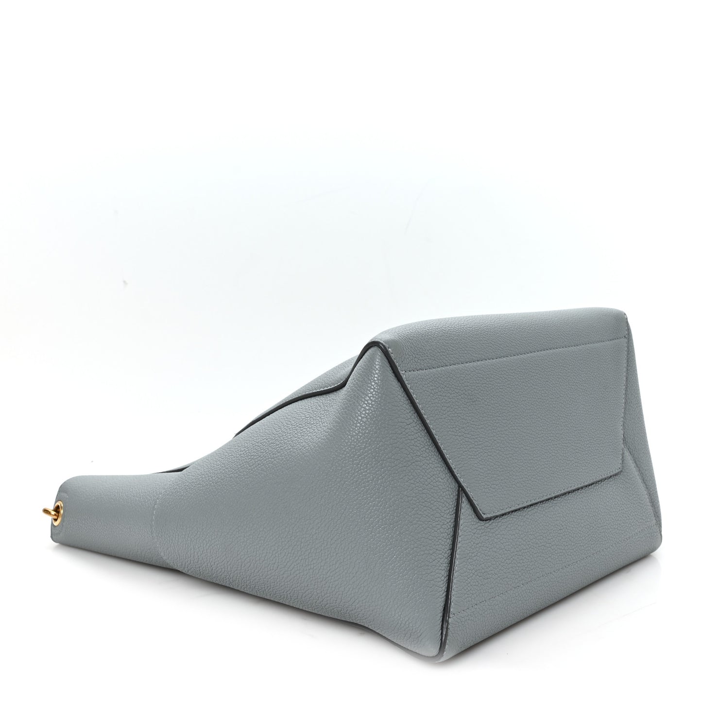 Soft Grained Calfskin Sangle Bucket Bag Storm