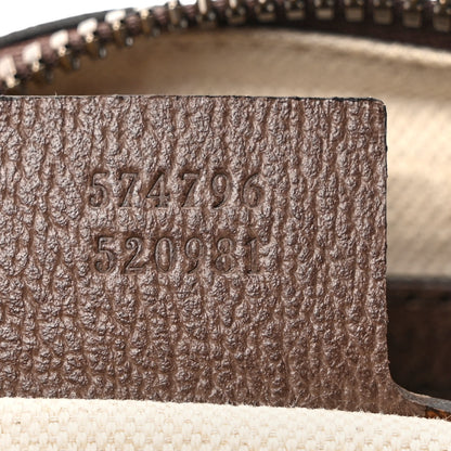 Gucci Soft GG Supreme Monogram Medium Ophidia Belt Bag Dark Brown 7 of 9