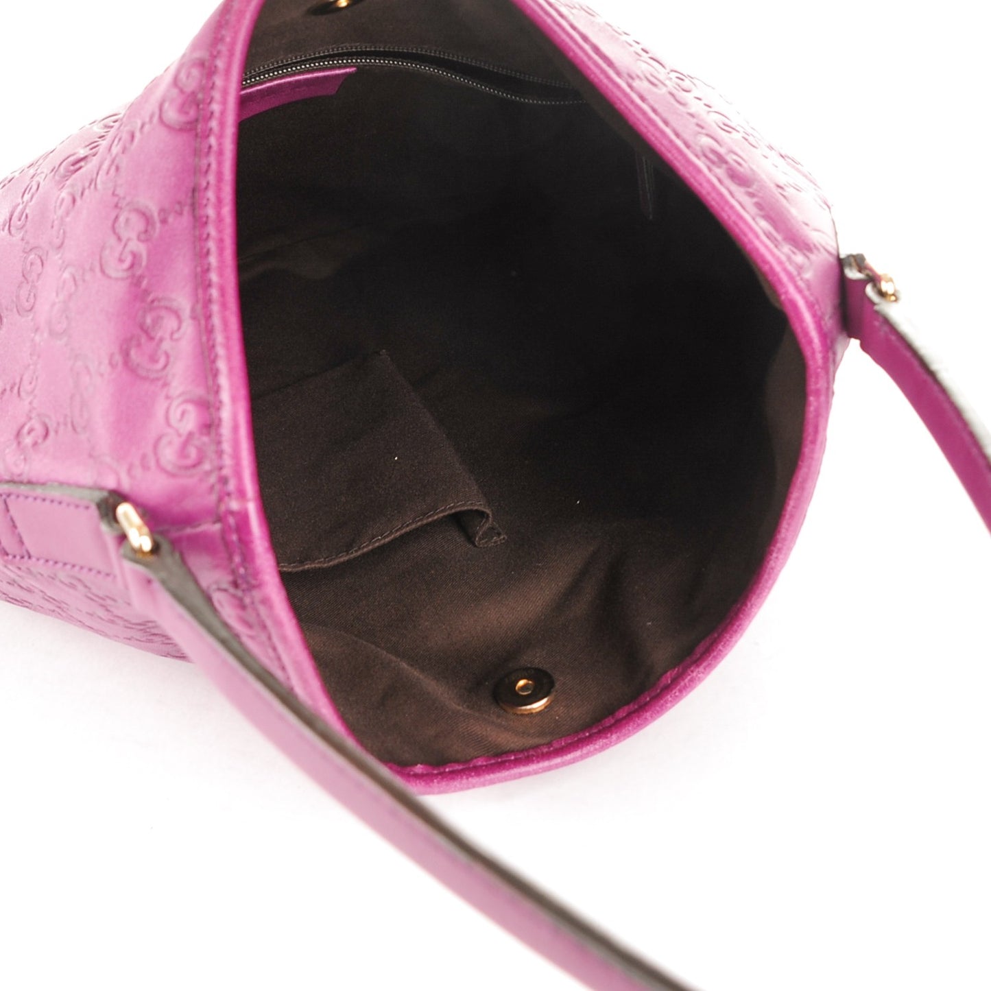 Guccissima Medium New Britt Hobo Purple