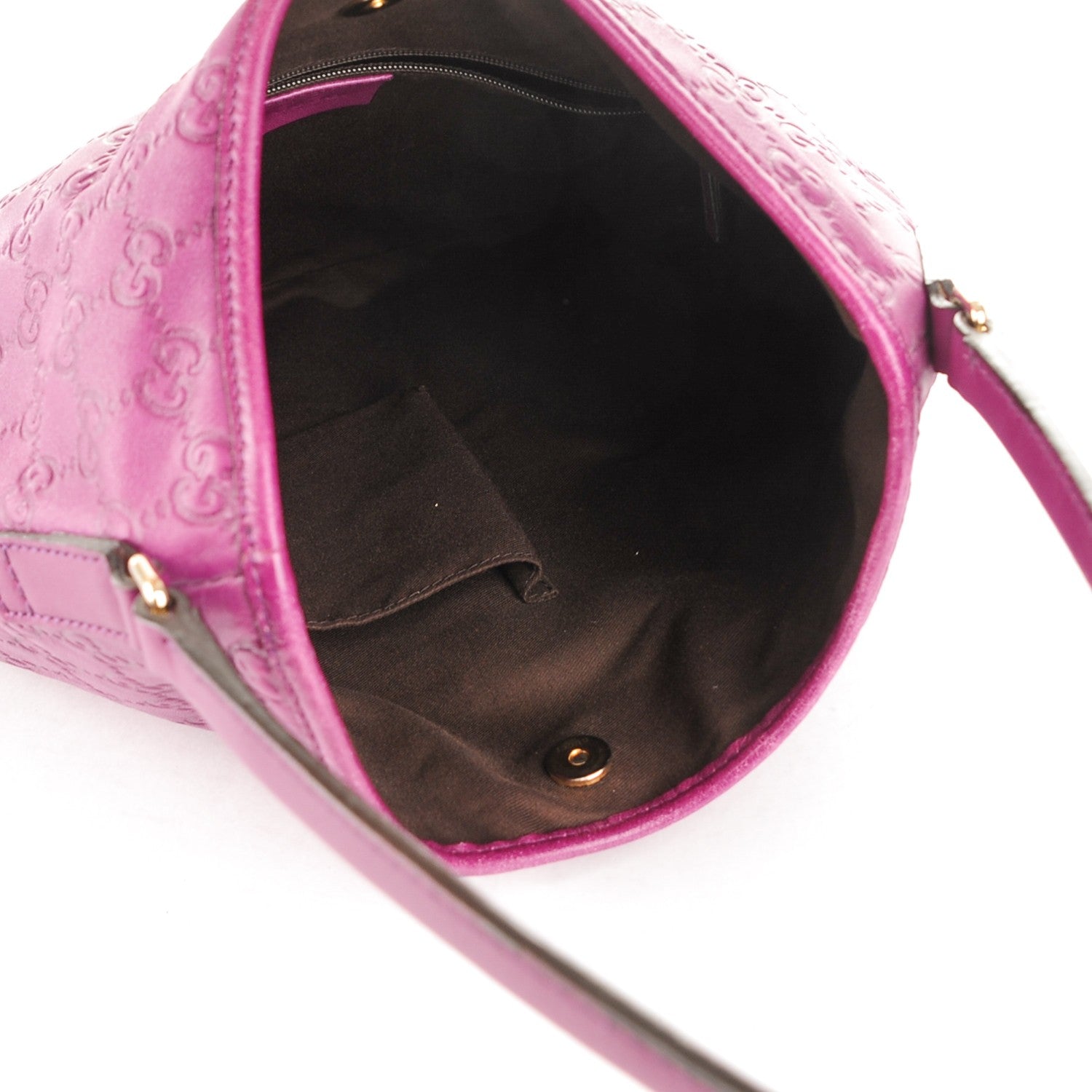 Gucci Guccissima Medium New Britt Hobo Purple 5 of 7
