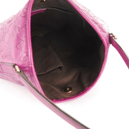 Gucci Guccissima Medium New Britt Hobo Purple 5 of 7