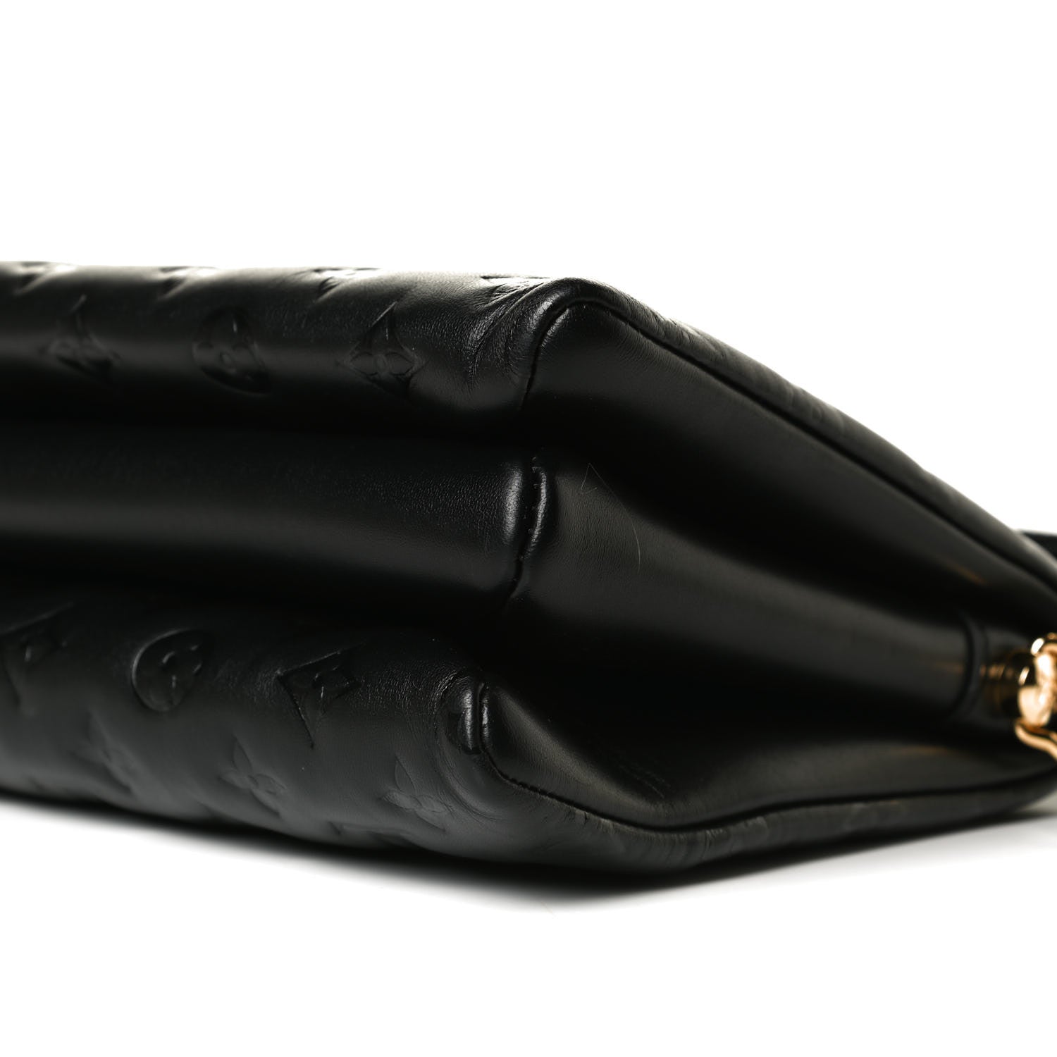 Louis Vuitton Lambskin Embossed Monogram Coussin PM Black 9 of 14