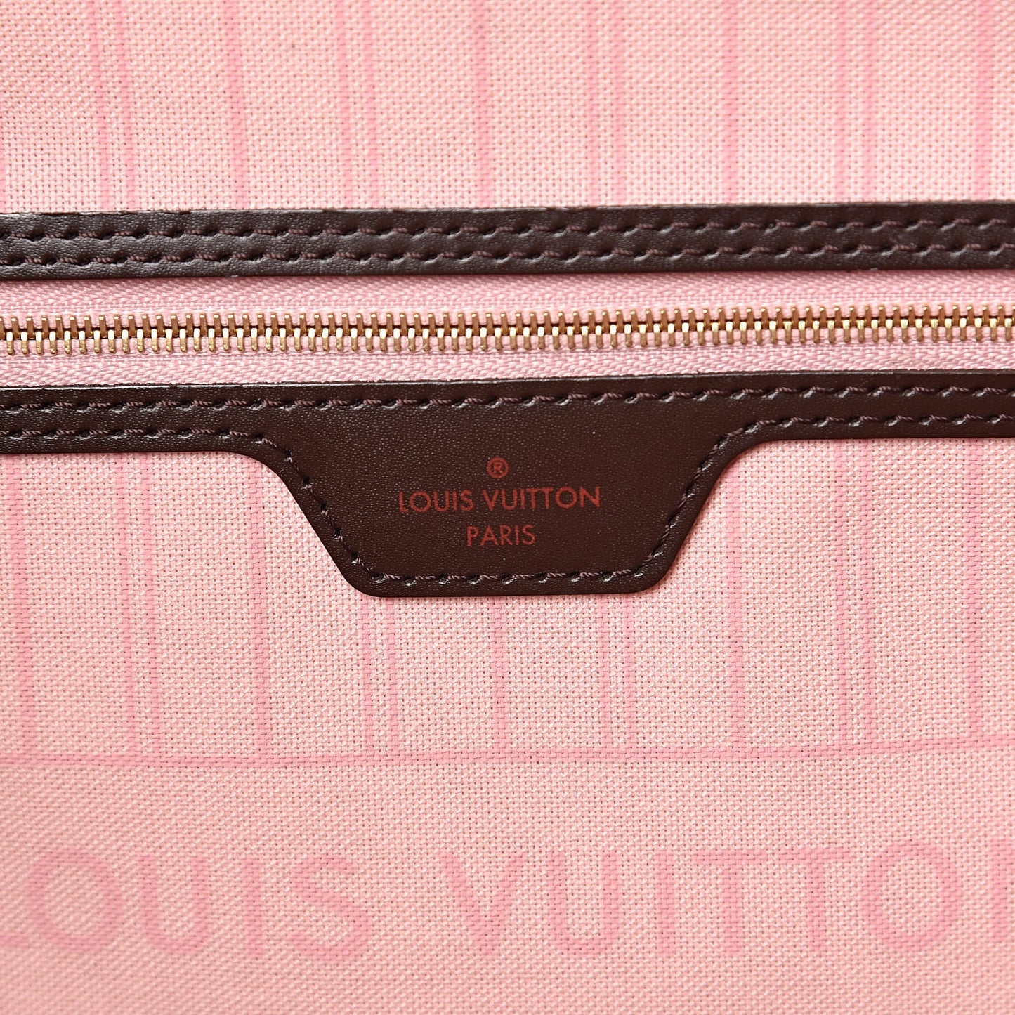 Damier Ebene Neo Neverfull MM Rose Ballerine