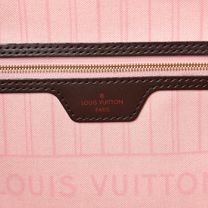 Louis Vuitton Damier Ebene Neo Neverfull MM Rose Ballerine 7 of 15