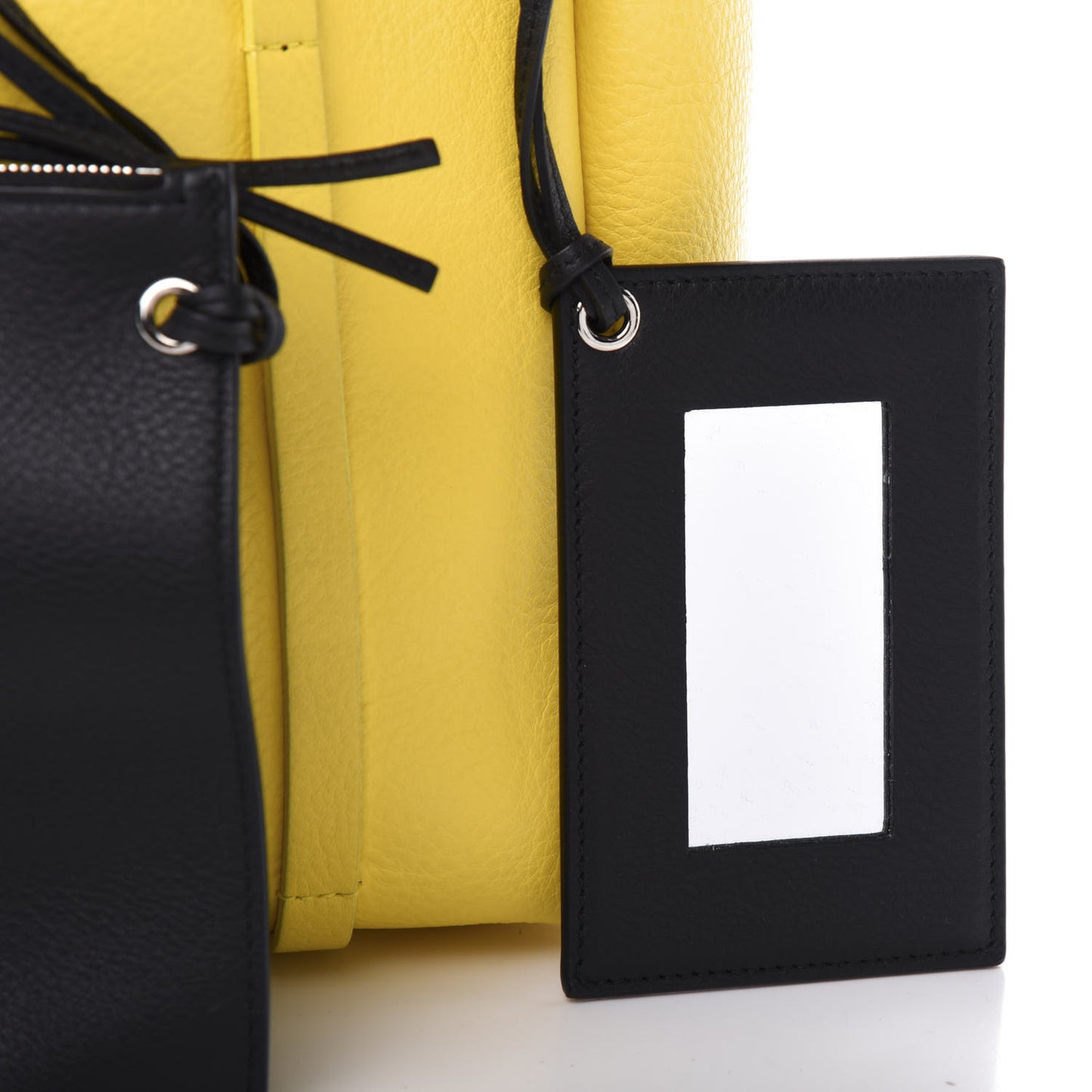 Calfskin XS Everyday Tote Yellow Black