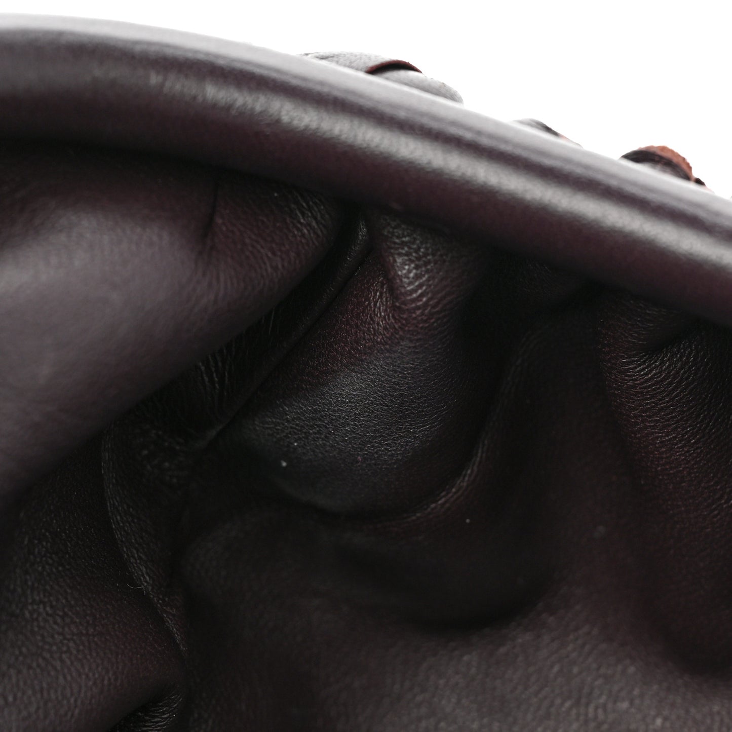 Nappa Intrecciato The Mini Pouch Grape