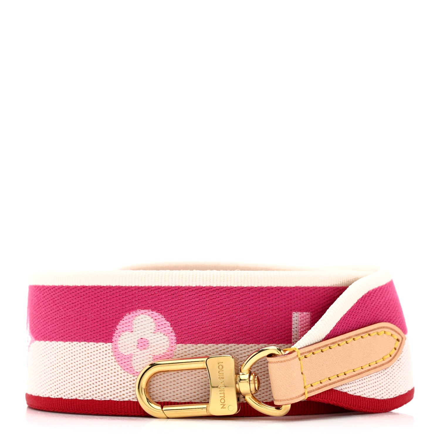 Louis Vuitton Jacquard Speedy Bandouliere 20 Shoulder Strap Fuchsia 1 of 3
