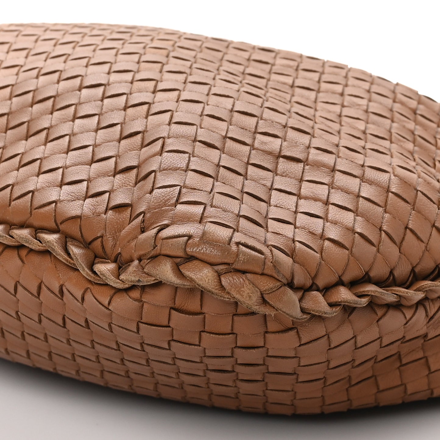 Nappa Intrecciato Large Veneta Hobo Noce