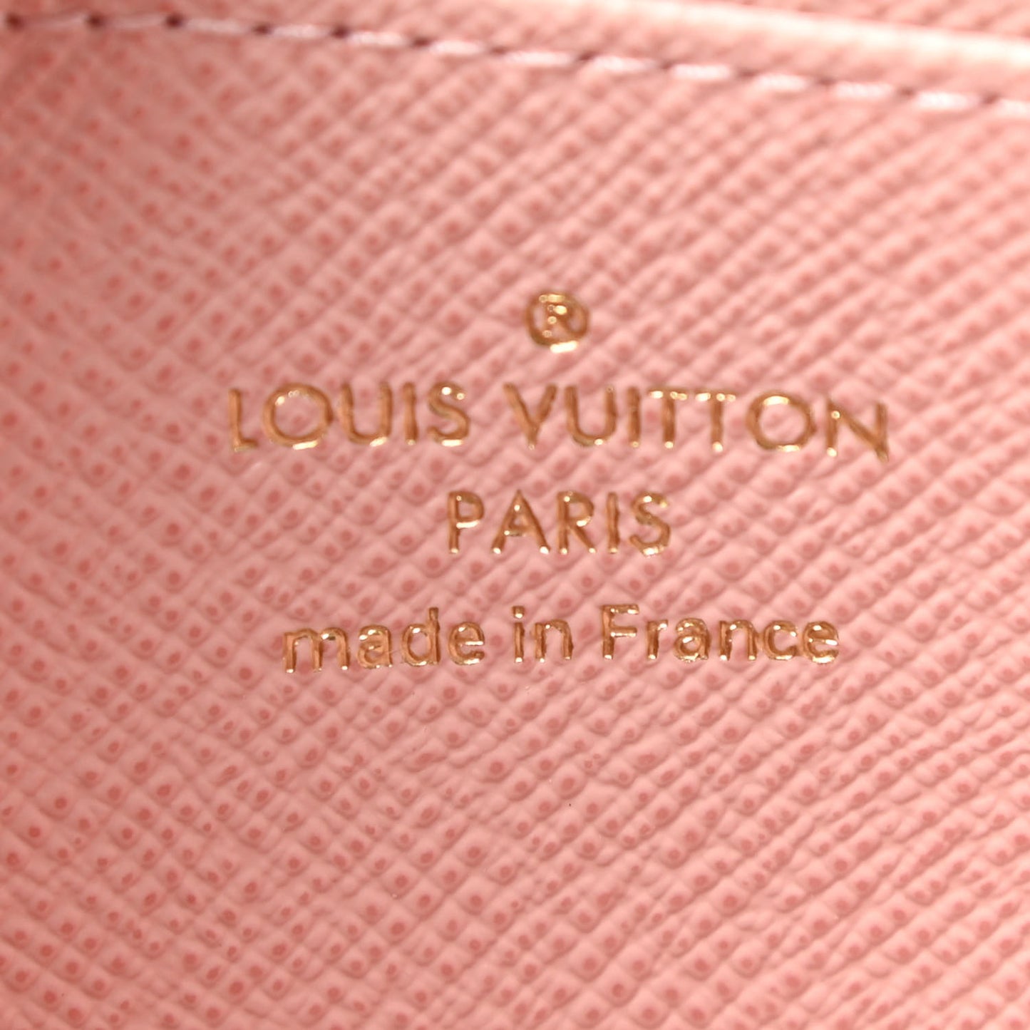 Damier Ebene Zippy Coin Purse Rose Ballerine