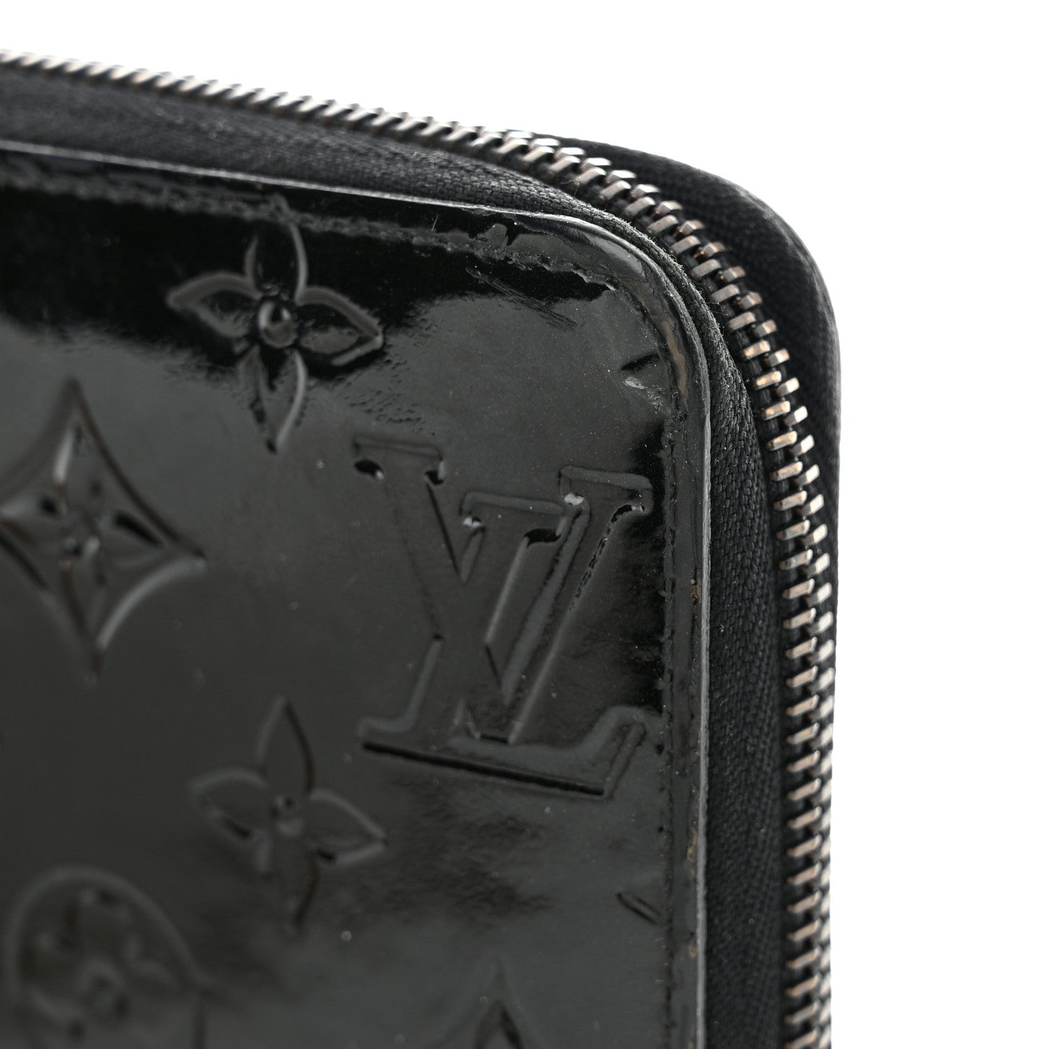 Louis Vuitton Vernis Zippy Wallet Noir Magnetique 11 of 12