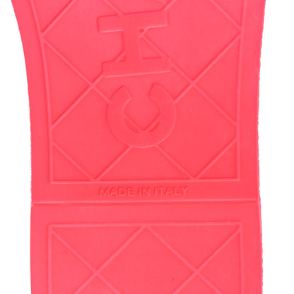 Chanel Terry CC Flat Mules Sandals 39 Pink 6 of 8
