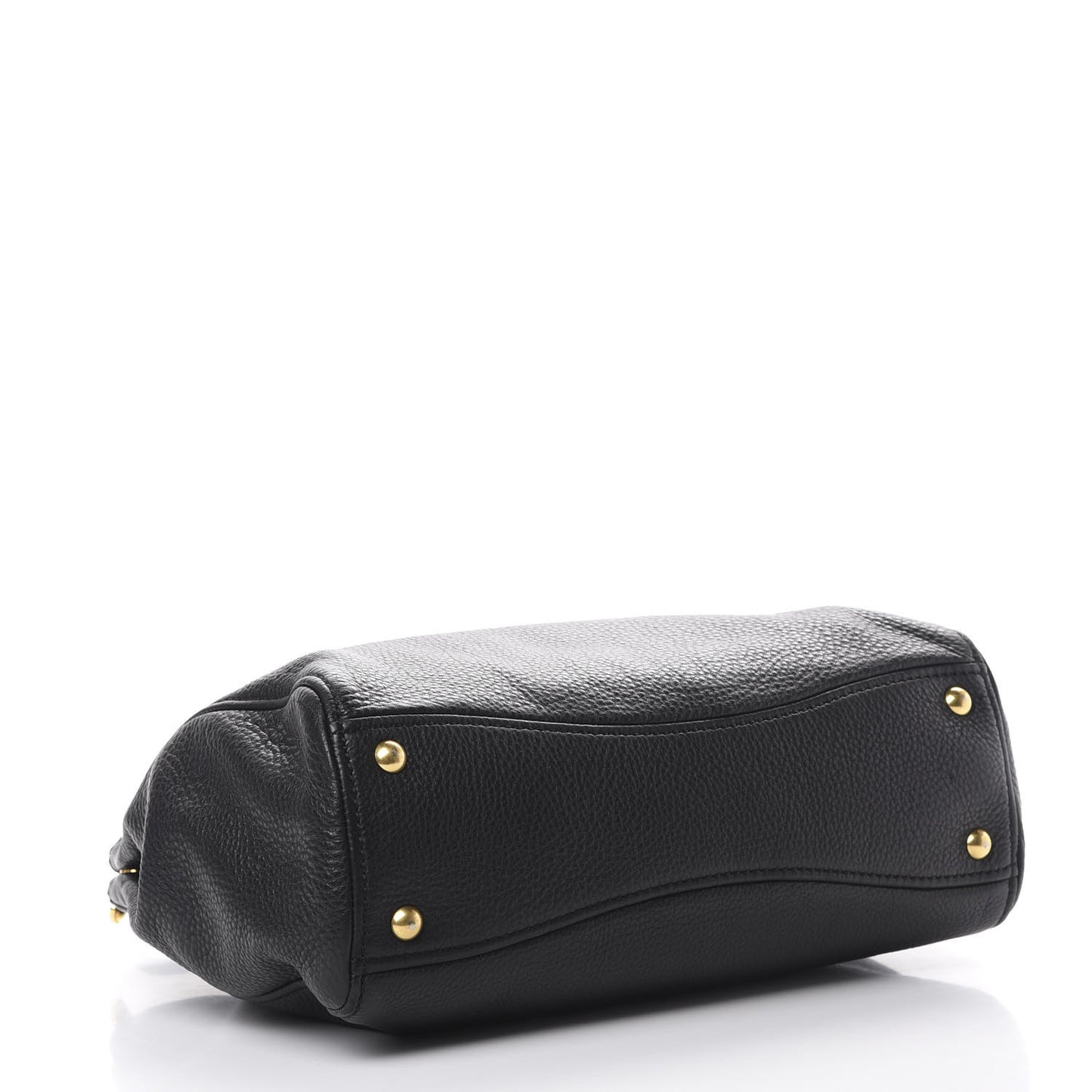 Vitello Daino Tote Black