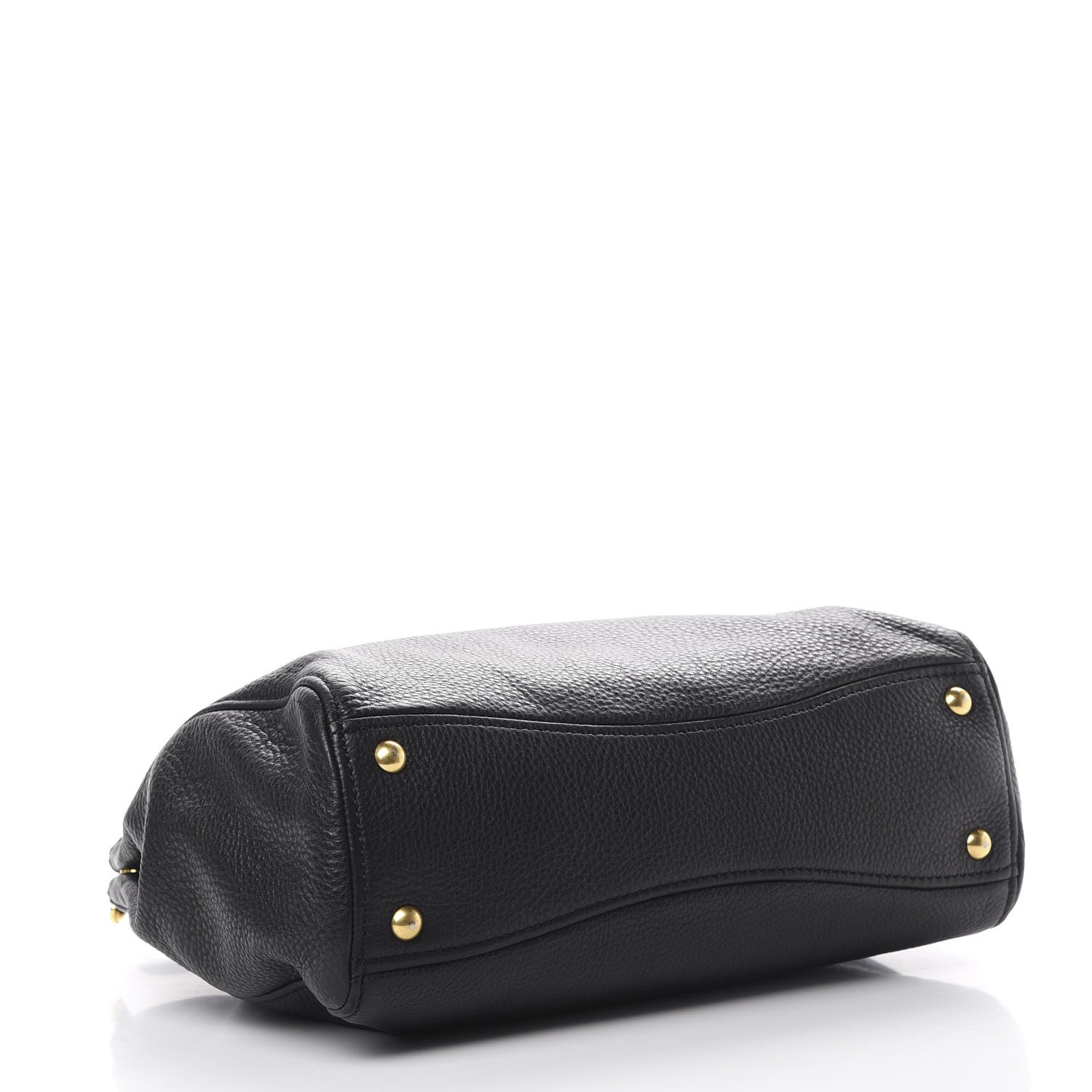 Miu Miu Vitello Daino Tote Black 3 of 16
