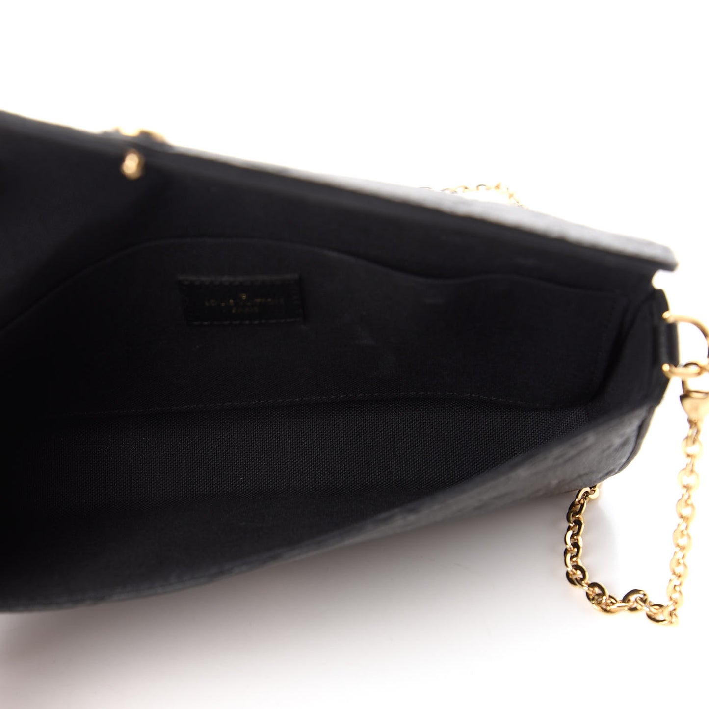 Empreinte Pochette Felicie Chain Wallet Black