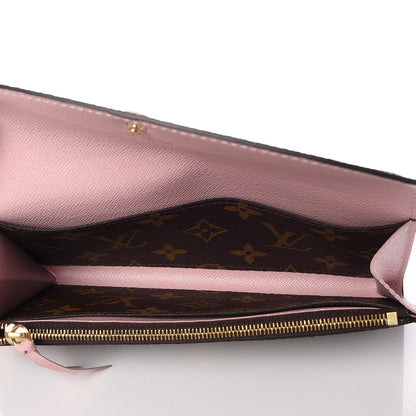 Louis Vuitton Monogram Emilie Wallet Rose Ballerine 5 of 8