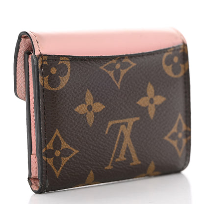 Louis Vuitton Monogram Zoe Wallet Rose Ballerine 3 of 11