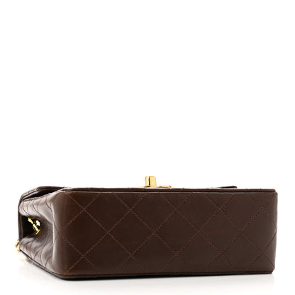 Chanel Lambskin Quilted Mini Square Flap Bag Dark Brown 4 of 11