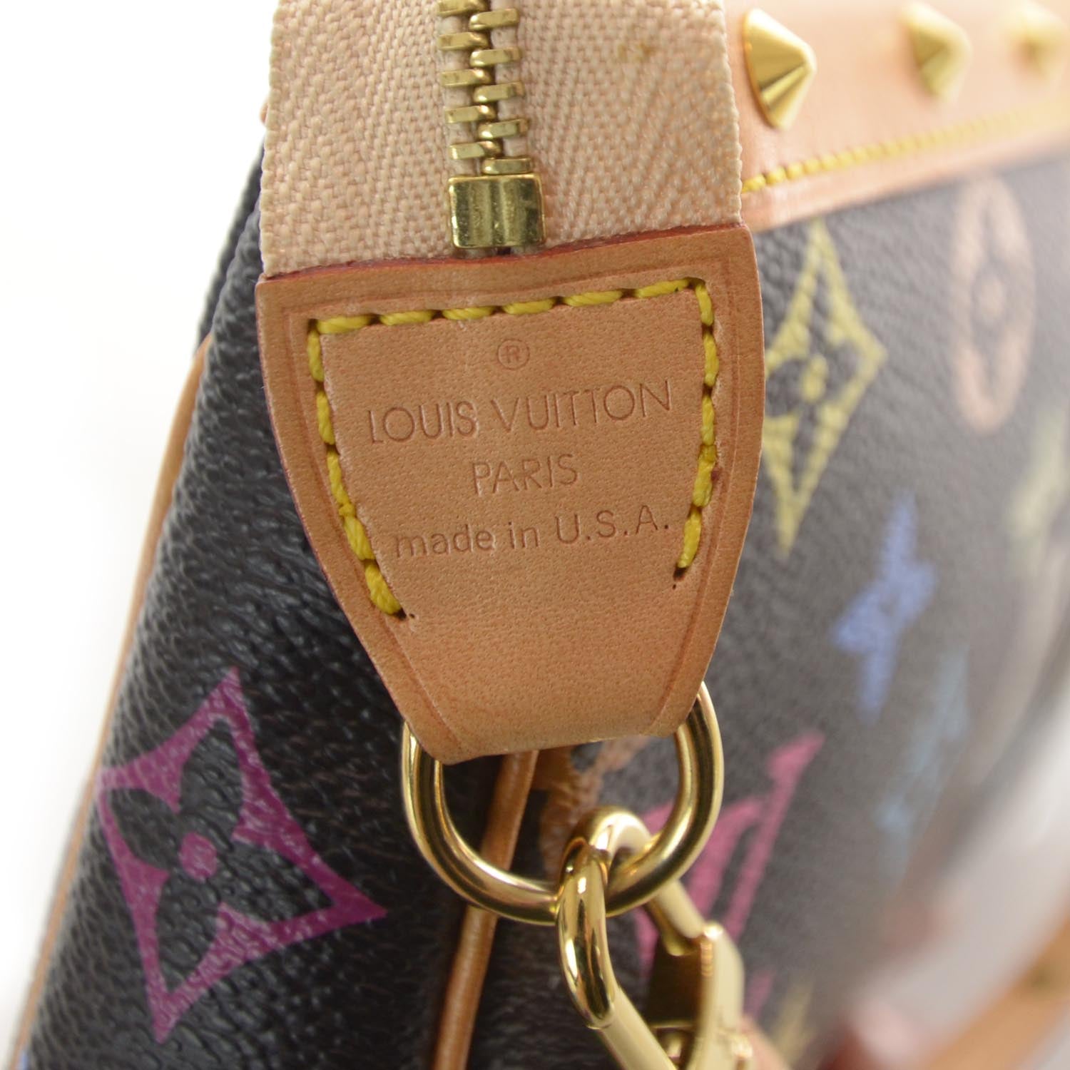 Louis Vuitton Monogram Multicolor Pochette Accessories Black 4 of 6